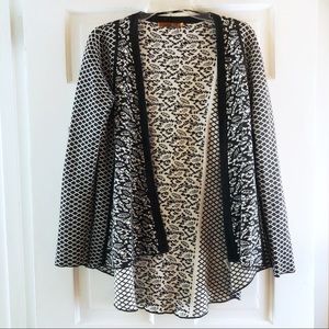 BELLDINI Long Sleeve Open Sweater Fit and Flare Sm